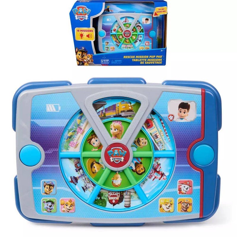 PAW Patrol Rescue Mission Pup Pad Interactive Toy (18 Missions) - Image 1